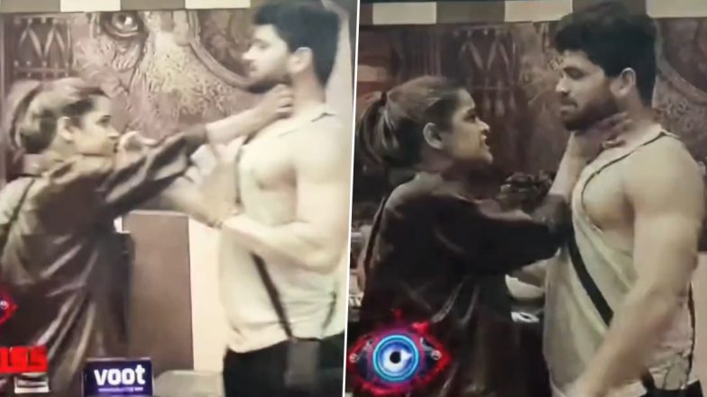 Bigg Boss 16: Slow Mo Video of Archana Gautam Choking Shiv Thakare's Neck is Going Viral; Fans Are Sure She's at Fault - WATCH