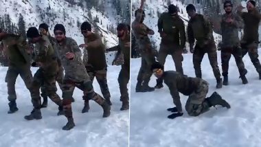 Viral Video: Indian Army Jawans Groove to 'Kala Chashma' Song at -5 Temperature