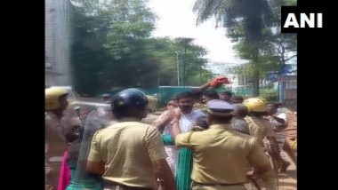 Kerala: Congress MP Jebi Methar Roughed Up As Police Use Force Against Protesters