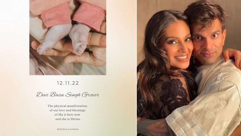 Bipasha Basu and Karan Singh Grover Announce Birth of Baby Girl; Actors Name Their Daughter Devi (View Post)