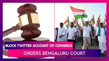 Block Twitter Account Of Congress, Bharat Jodo Yatra Over Copyright Issue, Orders Bengaluru Court