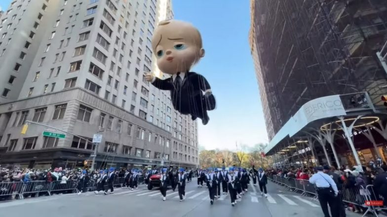 The Boss Baby Balloon Wins Hearts at Macy’s Thanksgiving Day Parade 2022 (Watch Video)