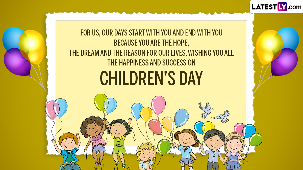Happy Children's Day 2022 Messages From Parents: Share These ...