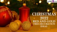 Christmas Tree 2022 Red and Gold Decoration Ideas: From Berries and Foliage to Lights and Ornaments, Get Best Decoration Tips in the Colour Theme