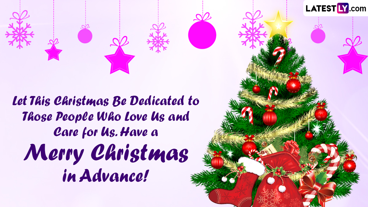 Merry Christmas 2022 Wishes in Advance: Share Greetings, WhatsApp ...