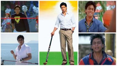 Shah Rukh Khan Birthday Special: From F1 Racing in Baazigar to Hockey in Chak De India, 10 Scenes of King Khan Being a Sports Champ on Big Screen (Watch Videos)