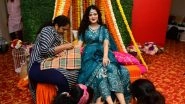 Palak Muchhal &ndash; Mithoon Wedding: Singer&rsquo;s Pictures and Videos from Her Mehndi Ceremony Go Viral on Social Media