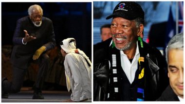 Morgan Freeman at FIFA World Cup Qatar 2022 Opening Ceremony: Twitterati Remembers ‘Bruce Almighty’ Star Being ‘Face’ of USA’s Failed Bid To Host World Cup 2022 Back in 2010!