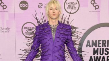 AMAs 2022: Machine Gun Kelly’s Look in Spiked Purple Suit at the American Music Awards Is Unmissable (View Pic)