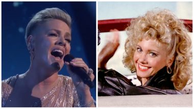 AMAs 2022: Pink Pays Tribute to Late Olivia Newton-John By Performing on Grease Song 'Hopelessly Devoted To You' At 50th American Music Awards (Watch Video)