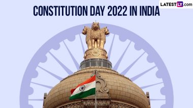 Constitution Day 2022 in India Date: Know the History and Significance of the Day and How the Indian Samvidhan Divas Is Observed