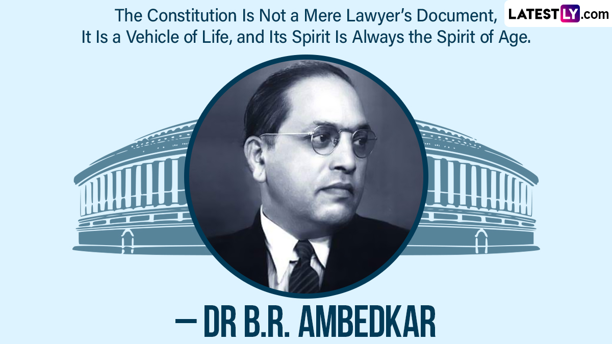 Constitution Day 2022 in India: Inspirational Quotes by Dr BR ...