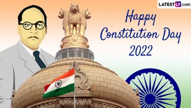 Happy Constitution Day 2022 Greetings and Wishes: WhatsApp Messages, Images, HD Wallpapers and SMS You Can Share on Samvidhan Diwas