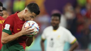 Cristiano Ronaldo Goal Video Highlights: Watch Portugal Captain Score a Historic Goal Against Ghana in FIFA World Cup 2022