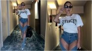 Cristiano Ronaldo&rsquo;s Girlfriend Georgina Rodriguez Looks Hot in Chic &lsquo;Heart&rsquo; Cutout Jeans and Plain White Tee (View Pic)
