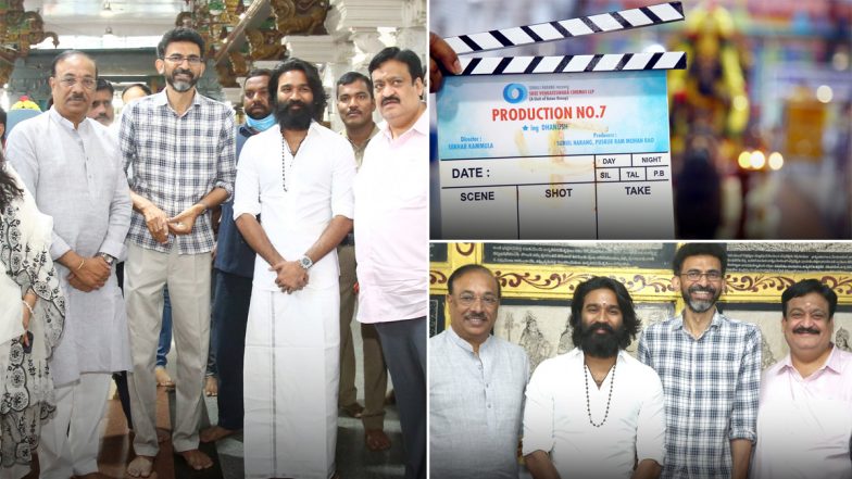 Dhanush Collaborates With Director Sekhar Kammula for the First Time! View Pics From the Upcoming Film’s Pooja Ceremony