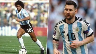 Lionel Messi Pays Tribute to Diego Maradona on His Second Death Anniversary, Shares Picture of Argentina Legend on Instagram Story