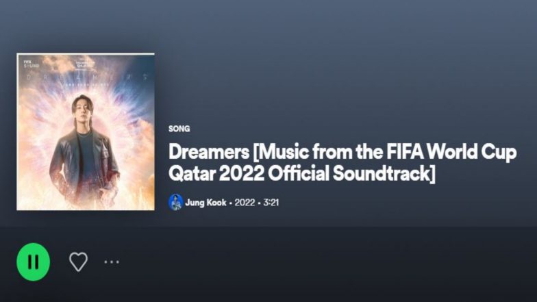 ‘Dreamers’ by BTS’ Jungkook Out for FIFA World Cup 2022, #FIFAKOOK Trends Ahead of Opening Ceremony in Qatar!