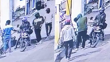 Video: Armed Miscreants Open Fire at Petrol Pump Employees Near Indore, Loot Rs 30000