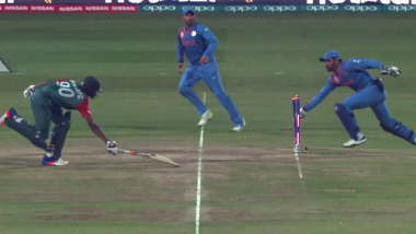 Rajasthan Royals Share Video of MS Dhoni's Famous Run Out During IND vs BAN ICC T20 World Cup 2016 As India Takes on Bangladesh in T20 WC 2022 Match