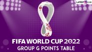 FIFA World Cup 2022 Group G Points Table Updated Live: Brazil Extend Stay at the Top, Qualify for Knockout Stage With One Game Remaining