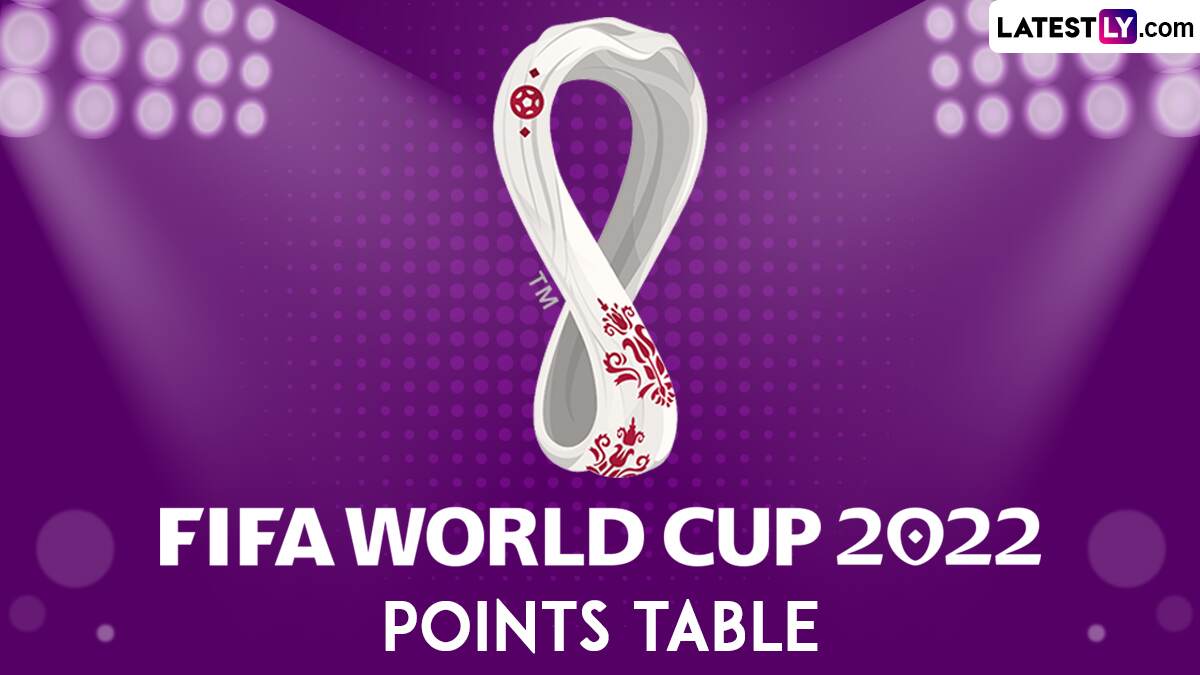 Football News | World Cup Qatar 2022 Team Standings, Full Points Table ...