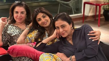 Farah Khan Shares Pic From 'Pyjama Party' Featuring Tabu and Shilpa Shetty Kundra!