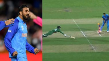 Relive KL Rahul’s Direct Hit That Led to Litton Das’ Run Out During India vs Bangladesh T20 World Cup 2022 Match (Watch Video)