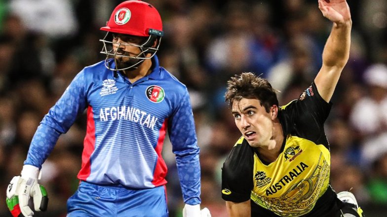 Australia Survive Rashid Khan’s Onslaught to Beat Afghanistan by Four Runs in T20 World Cup 2022 Super 12 Clash