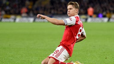 Wolves 0-2 Arsenal, Premier League 2022–23: Martin Odegaard Helps Gunners Go Five Points Clear at Top of Table (Watch Goal Video Highlights)