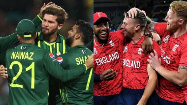 Pakistan vs England Live Streaming Online on Disney+ Hotstar and PTV Sports, ICC T20 World Cup 2022 Final: Get Free Telecast Details of PAK vs ENG Cricket Match With Timing in IST