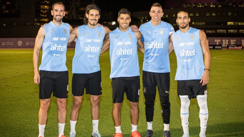 Uruguay Squad for FIFA World Cup 2022 in Qatar: Team URU Schedule & Players to Watch Out For in Football WC