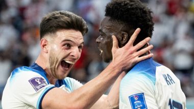 England 6–2 Iran, FIFA World Cup 2022: Bukayo Saka Hits Brace As Three Lions Start Campaign With Dominant Victory (Watch Goal Video Highlights)