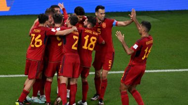 Spain 7–0 Costa Rica, FIFA World Cup 2022: Luis Enrique’s Side Pull Off Seven-Star Performance, Dominate Central Americans in Group E Showdown (Watch Goal Video Highlights)