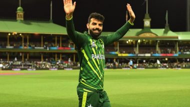 Shadab Khan Surpasses Shahid Afridi to Become Pakistan’s Leading Wicket-Taker in T20Is During PAK vs ENG T20 World Cup 2022 Final