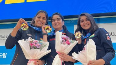 Asian Airgun Championship 2022: India's Junior Women's 10m Air Pistol Team Clinches Gold