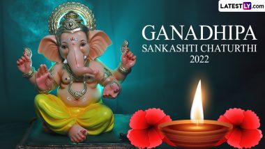 Ganadhipa Sankashti Chaturthi 2022 Wishes and Greetings: Share WhatsApp Messages, Images, HD Wallpapers and SMS on This Festival of Lord Ganesha
