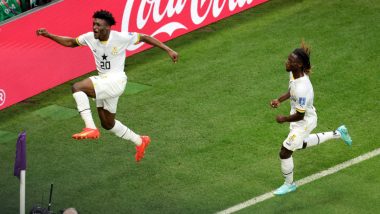 South Korea 2–3 Ghana, FIFA World Cup 2022: Black Stars Claim Victory in Thrilling Group H Encounter (Watch Goal Video Highlights)