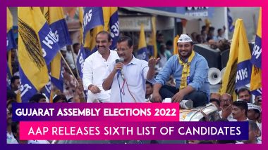 Gujarat Assembly Elections 2022: AAP Releases Sixth List Of Candidates; Voting For Upcoming Polls On December 1 & 5