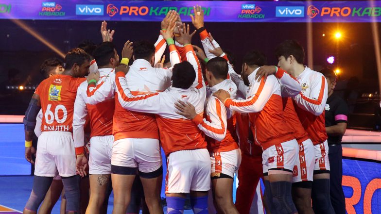 Gujarat Giants vs Jaipur Pink Panthers, PKL 2022 Live Streaming Online on Disney+Hotstar: Watch Free Telecast of Pro Kabaddi League Season 9 on TV and Online