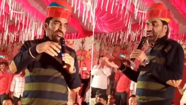 Hanuman Beniwal Takes a Dig at Rahul Gandhi, Says 'Ashok Gehlot Should Get Congress Leader Married' (Watch Video)