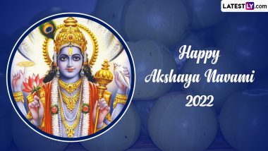 Happy Akshaya Navmi 2022 Greetings & Amla Navami Messages: Lord Vishnu HD Images, Wishes, SMS To Mark the Auspicious Hindu Celebration With Loved Ones