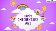 Children&rsquo;s Day 2022 Images and HD Wallpapers for Free Download Online: Share Bal Diwas Wishes, Greetings, Quotes and WhatsApp Messages To Celebrate All Children