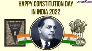 Samvidhan Diwas 2022 Images and HD Wallpapers for Free Download Online: Share Constitution Day in India Wishes, Greetings and WhatsApp Messages