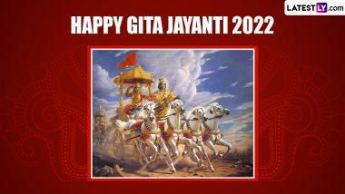 Happy Gita Jayanti 2022 Greetings and Messages: Share Wishes, Images, HD Wallpapers and SMS With Family and Friends