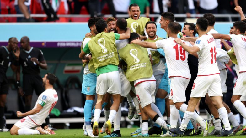 Wales vs Iran Video Highlights, FIFA World Cup 2022: Two Goals in Injury Time Help Iran Down 10-Man Wales