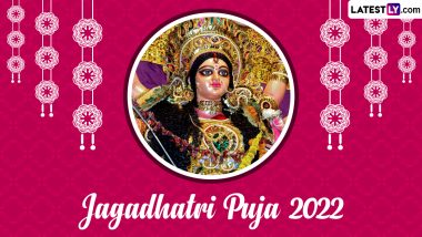 Happy Jagaddhatri Puja 2022 Wishes: WhatsApp Messages, Jagdamba Puja Greetings, Dhatri Puja Images, HD Wallpapers To Share on This Festival of Goddess Jagadhatri