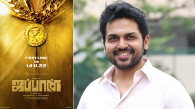 Japan: First Look of Karthi's Next to Be Unveiled on November 14 (View Pic)