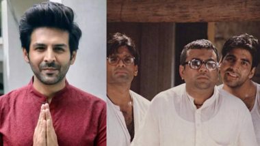 Hera Pheri 3: Will Fans Accept Kartik Aaryan as Raju as He Replaces Akshay Kumar in Paresh Rawal, Suniel Shetty Starrer?