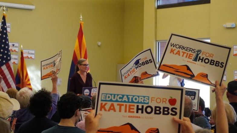 Arizona Governors Election Results 2022: Katie Hobbs Defeats Former US President Donald Trump's Ally Kari Lake